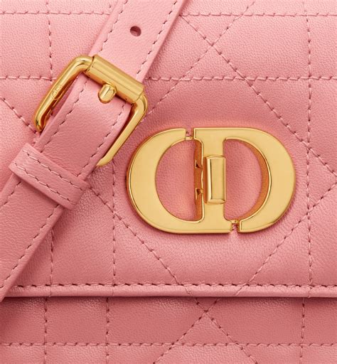 Miss Caro Mini Bag Light Pink Macrocannage Lambskin 